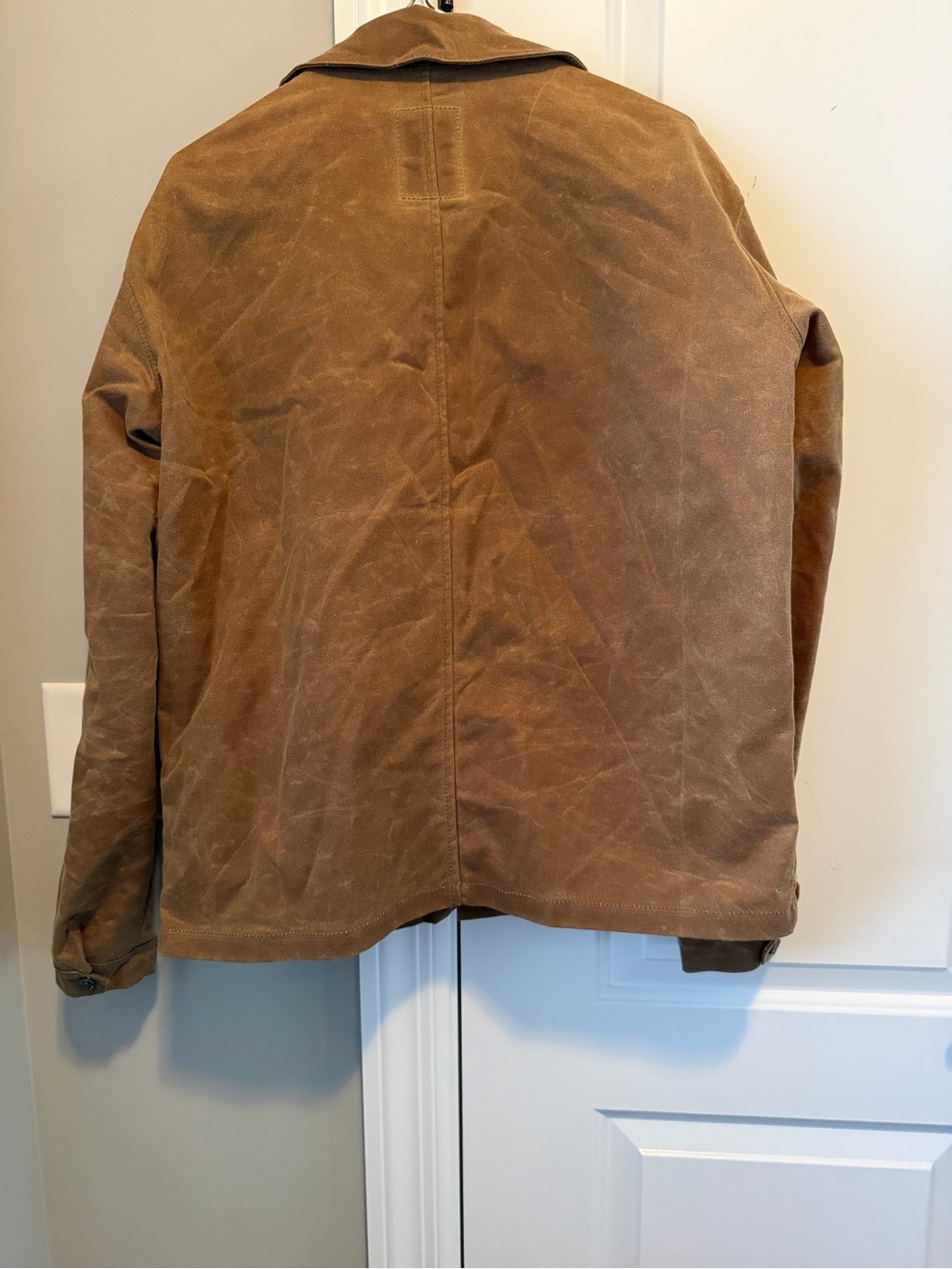 Men's Waxed Canvas Field Jacket - Brown - Picture 4 of 4